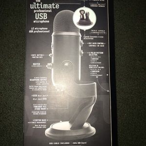 Blue yeti microphone